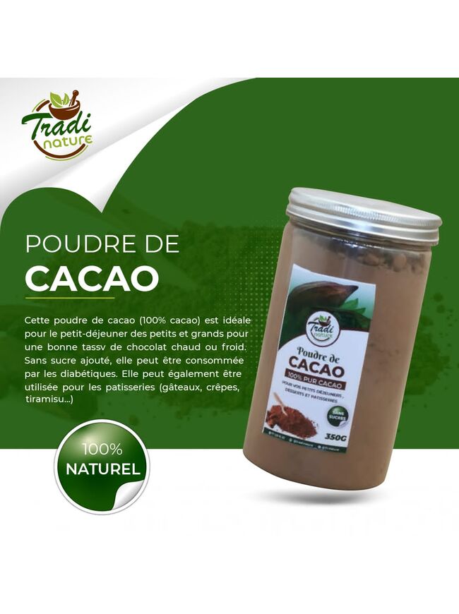 Poudre de cacao - Tradinature